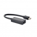Mini Display Port–HDMI Adapter GEMBIRD A-MDPM-HDMIF4K-01 Fekete 15 cm