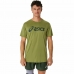 Tricou cu Mânecă Scurtă Bărbați Asics Core Top  Verde militar