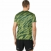 Men’s Short Sleeve T-Shirt Asics Core All Over Print Ss  Green