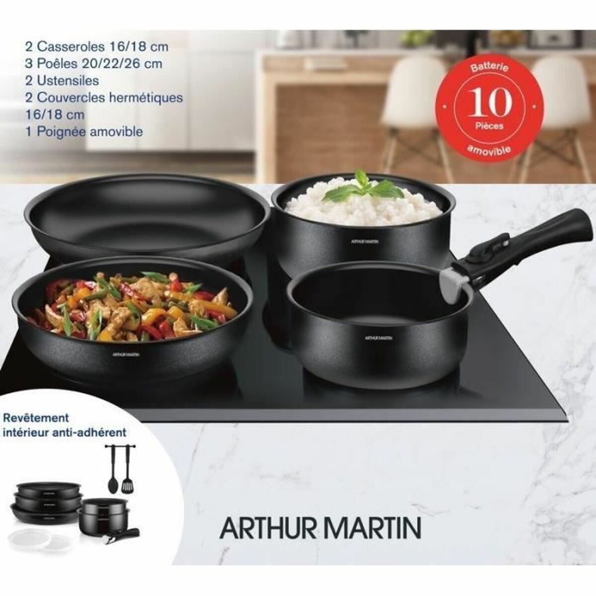 Køkkengrej Arthur Martin