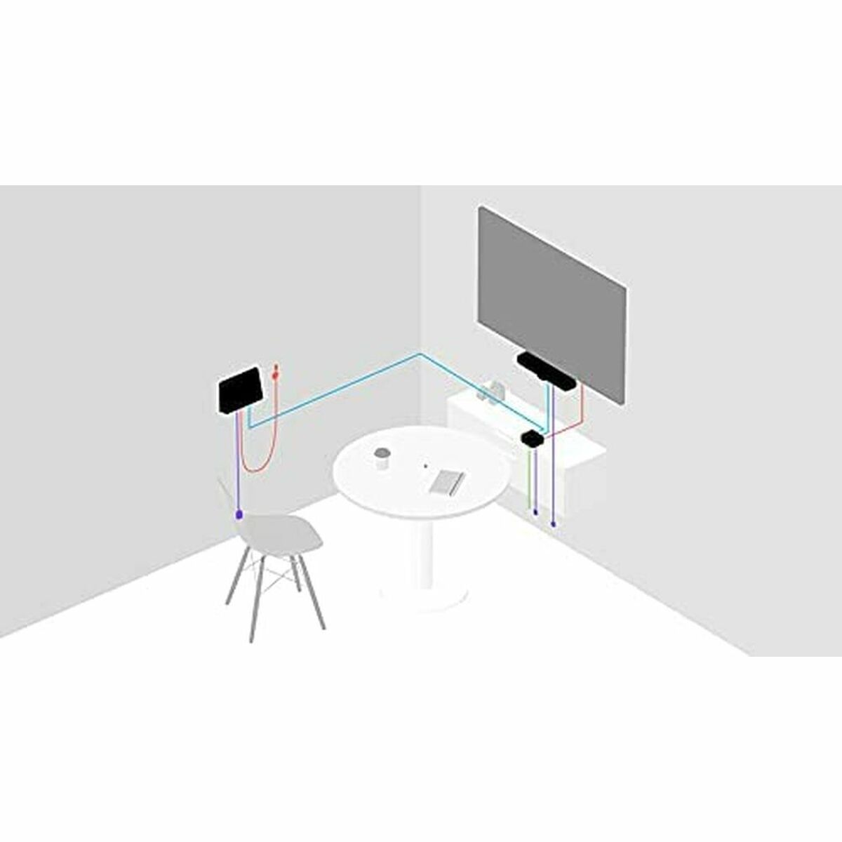 Vægkonsol Logitech 939-001817 Sort