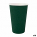Pohárkészlet Algon Eldobható Préselt Papír Zöld 7 Darabok 450 ml (16 egység)