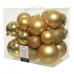 Коледни топки Decoris Златен (26 Части)
