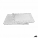 Tablett für Snacks Algon Weiß rechteckig 25,5 x 35 x 2 cm Einwegartikel (48 Stück)
