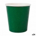 Set di Bicchieri Algon Monouso Cartone Verde 20 Pezzi 120 ml (24 Unità)