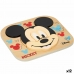 Puzzle Infantil de Madeira Disney Mickey Mouse + 12 Meses 6 Peças (12 Unidades)