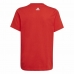 Child's Short Sleeve T-Shirt Adidas Essentials  Red