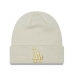 Sports Hat New Era Metallic Logo Los Angeles Beige One size