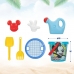 Σετ Παιχνιδιών για τη Παραλία Mickey Mouse Ø 18 cm πολυπροπυλένιο (12 Μονάδες)