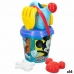Sæt med legetøj til stranden Mickey Mouse Ø 18 cm (16 enheder)