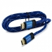 HDMI kabelis 3GO CHDMIV3 Mėlyna 1,8 m