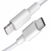 Cablu USB-C la Lightning 3GO C138 Alb 1 m