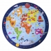 Sestavljanka Puzzle Apli World Map Krožni 48 Kosi 50 cm