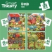 Detské puzzle Colorbaby 4 v 1 174 Kusy Farma 68 x 68 cm (6 kusov)