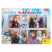 Puzzle Infantil Frozen Dupla face 4 em 1 48 Peças 35 x 1,5 x 25 cm (6 Unidades)