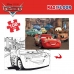 Kinderpuzzel Cars Dubbelzijdig 108 Onderdelen 70 x 1,5 x 50 cm (6 Stuks)