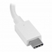 Adaptor USB C la HDMI Startech CDP2HD4K60W          Alb