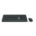 Tastatur med Gamingmus Logitech 920-008680 Svart Svart/Hvit Spansk Spansk Qwerty