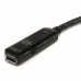 Cable USB Startech USB3AAEXT5M          USB A Negro