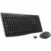 Keyboard and Wireless Mouse Logitech MK270 French Black AZERTY