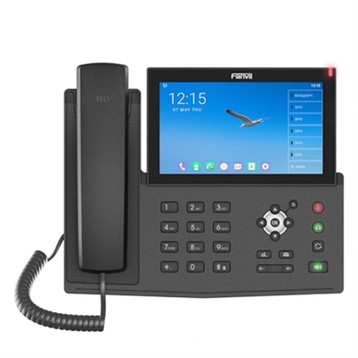 Fastnettelefon Fanvil X7A Sort