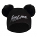 Καπέλο Mickey Mouse Double Pom Μαύρο