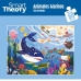 Børne Puslespil Colorbaby Sea Animals 60 Dele 60 x 44 cm (6 enheder)