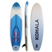 Oppustelige Paddle Surf Board med tilbehør Kohala Triton Hvid 15 PSI Multifarvet (310 x 84 x 15 cm)
