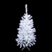 Christmas Tree White Multicolour PVC Metal Polyethylene 80 x 80 x 150 cm