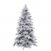 Pom de Crăciun Alb Verde PVC Metal Polietilenă 180 cm