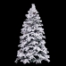 Árvore de Natal Branco Verde PVC Metal Polietileno 210 cm