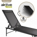 Sun-lounger Aktive Grey 180 x 35 x 49 cm (2 Units)