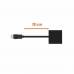 DisplayPort – VGA adapteris PcCom Essential Juoda 15 cm