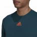 Kortarmet T-skjorte til Menn Adidas Sportphoria Aeroready Cyan
