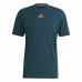 Kortarmet T-skjorte til Menn Adidas Sportphoria Aeroready Cyan