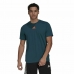 Men’s Short Sleeve T-Shirt Adidas Sportphoria Aeroready Cyan