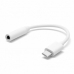 USB-C–Jack 3.5 mm Adapter PcCom Essential Fehér 10 cm