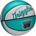 Mπάλα Μπάσκετ Mini Wilson NBA Team Retro  Ακουαμαρίνης 3