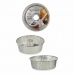 Set med Formar för Bakverk Disponibel Ring Aluminium 19,5 x 7 x 19,5 cm (24 antal)