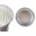 Set de Fuentes de Cocina Desechable Redondo Aluminio 8,5 x 8 x 8,5 cm (12 Unidades)