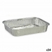 Sæt med køkkentallerkener Engangsbrug Rektangulær Aluminium 31,5 x 6,5 x 20,5 cm (24 enheder)
