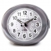 Analogue Alarm Clock Timemark Grey LED Light Silent Snooze Night mode 9 x 9 x 5,5 cm (9 x 9 x 5,5 cm)