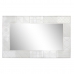 Τοίχο καθρέφτη DKD Home Decor 154 x 4 x 94 cm Ξύλο Λευκό Ξύλο από Μάνγκο Ρόμπος Σύγχρονη