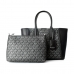 Сумка женская Michael Kors 35F2S6KC5V-BLK-SILVER Чёрный 24 x 20 x 8 cm