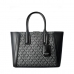 Women's Handbag Michael Kors 35F2S6KC5V-BLK-SILVER Black 24 x 20 x 8 cm