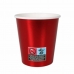 Pohárkészlet Algon Préselt Papír Eldobható Piros 36 Rgység 200 ml (10 Darabok)