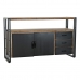 Tv-meubel DKD Home Decor Zwart Metaal Spar (145 x 40 x 86 cm)
