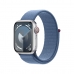 Montre intelligente Apple Series 9 Bleu Argenté