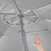 Parasol przeciwsłoneczny Aktive UV50 Ø 200 cm Sinine Polüester Alumiinium 200 x 198,5 x 200 cm (6 Ühikut)