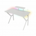 Pisaći stol Gaming Genesis Holm 320 RGB Bijela Drvo MDF